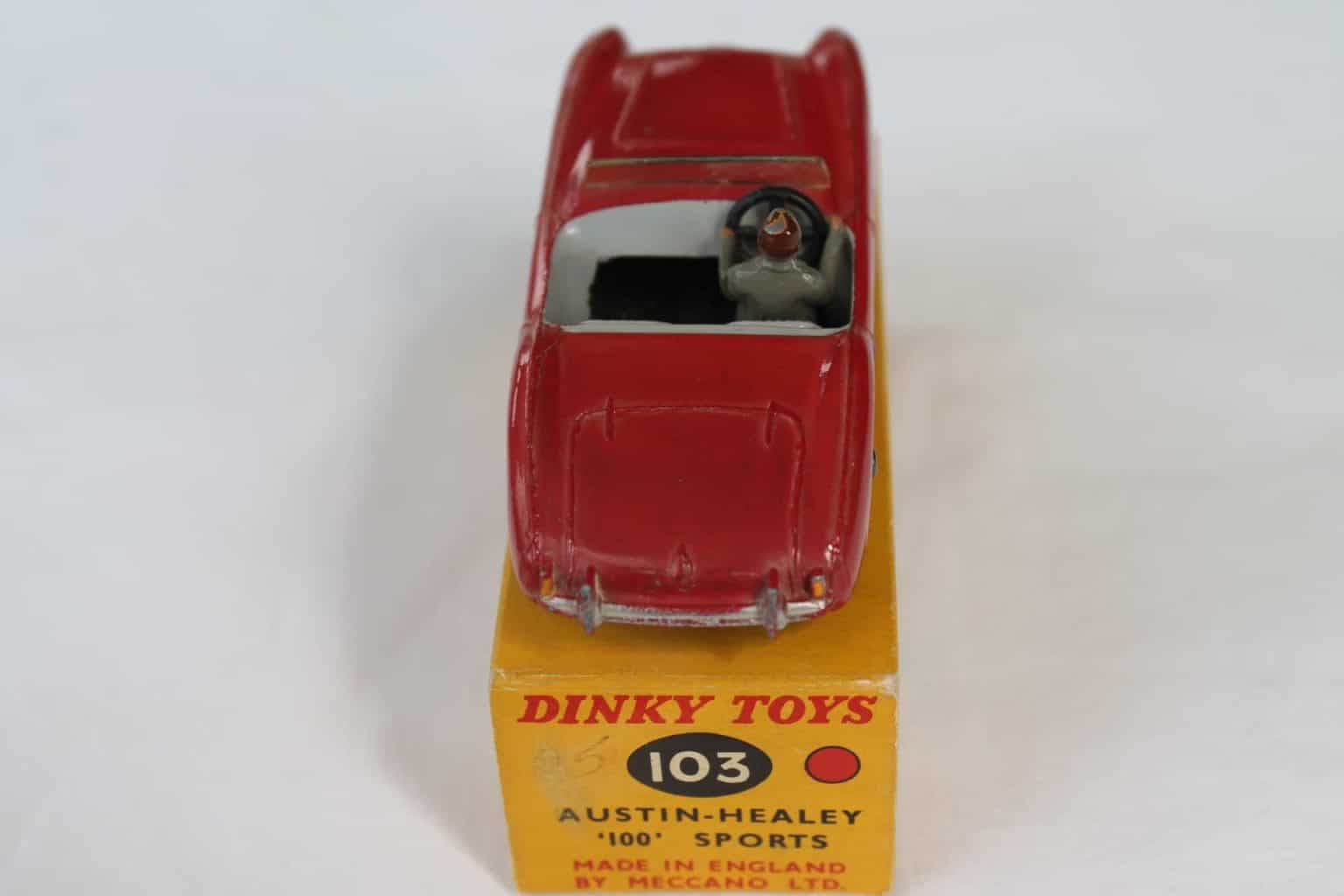 Voiture Miniature Dinky Toys - Modèle Austin Healey - Occasion - Collection Vintage