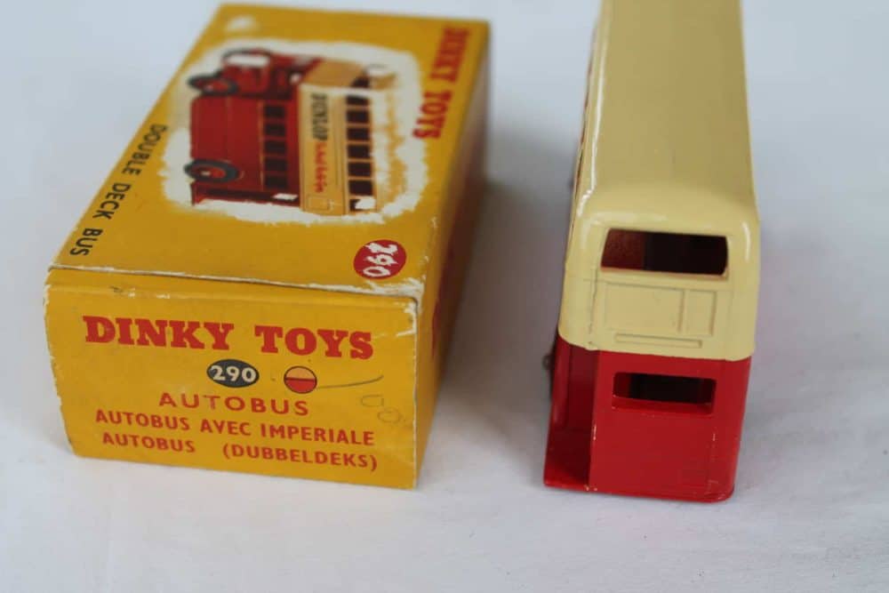 Dinky Toys 290 Double Decker Bus-back