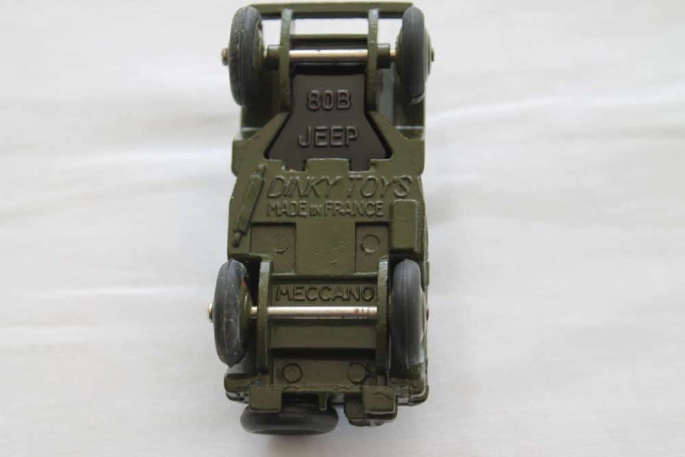 French Dinky 816 Hotchkiss -Willys Military Jeep-base