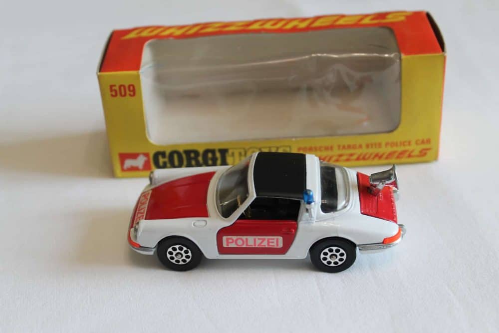 Corgi Toys 509 Porsche Targa 911S Police Car