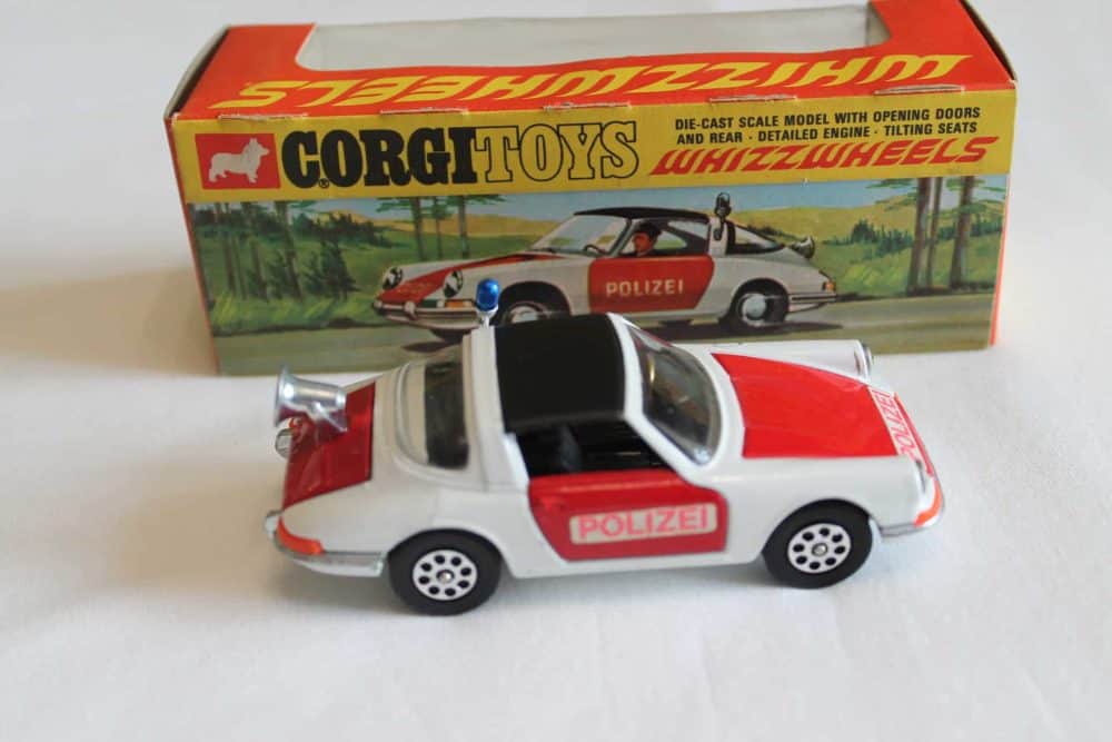 Corgi Toys 509 Porsche Targa 911S Police Car-side