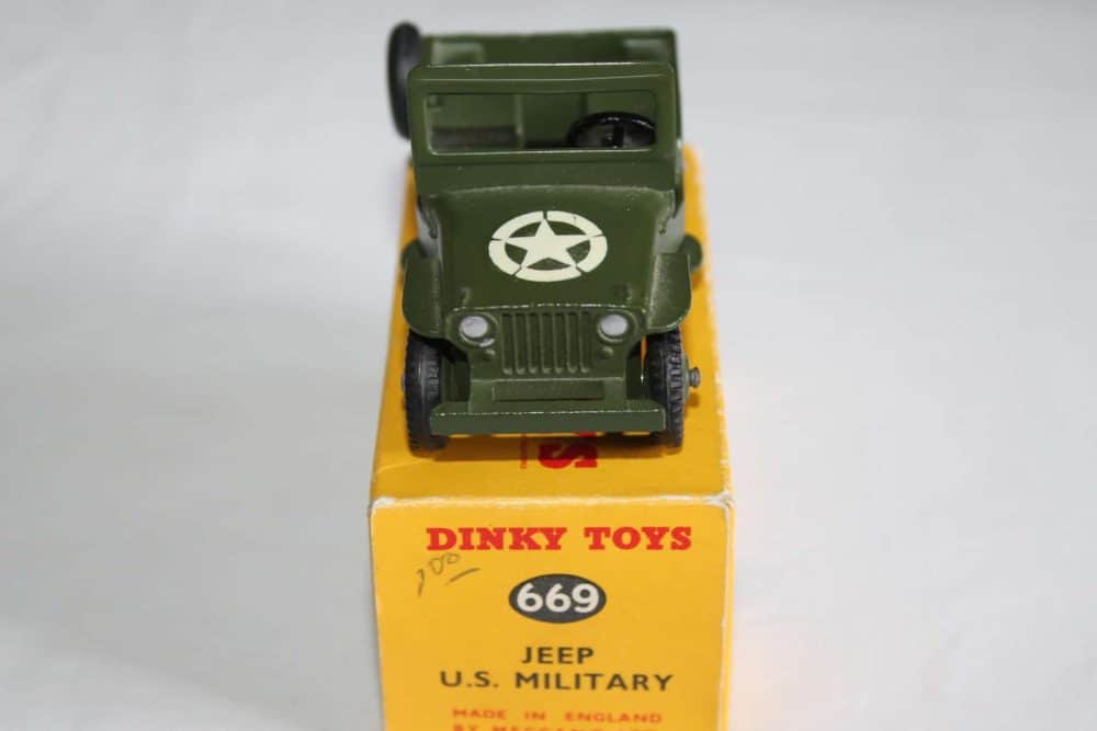 Dinky Toys 669 U.S. Military Jeep-front