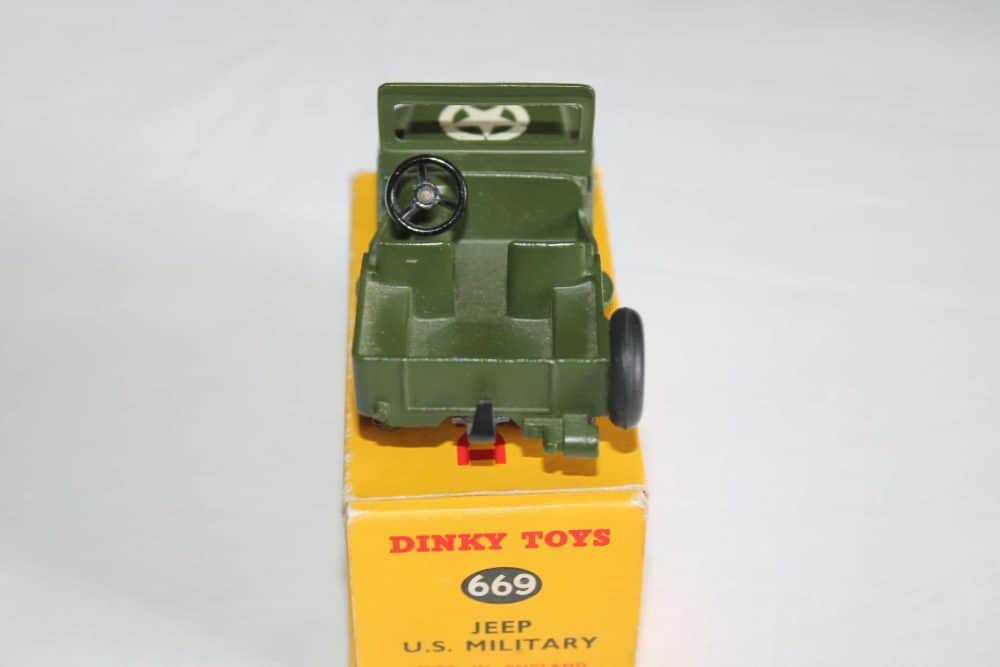 Dinky Toys 669 U.S. Military Jeep-back