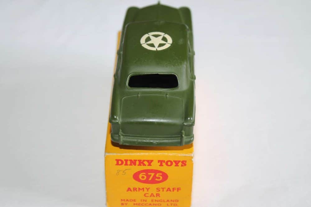 Dinky Toys 675 Army Staff Car-back