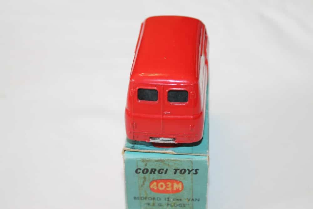 Corgi Toys 403M Bedford KLG Plugs Van-back