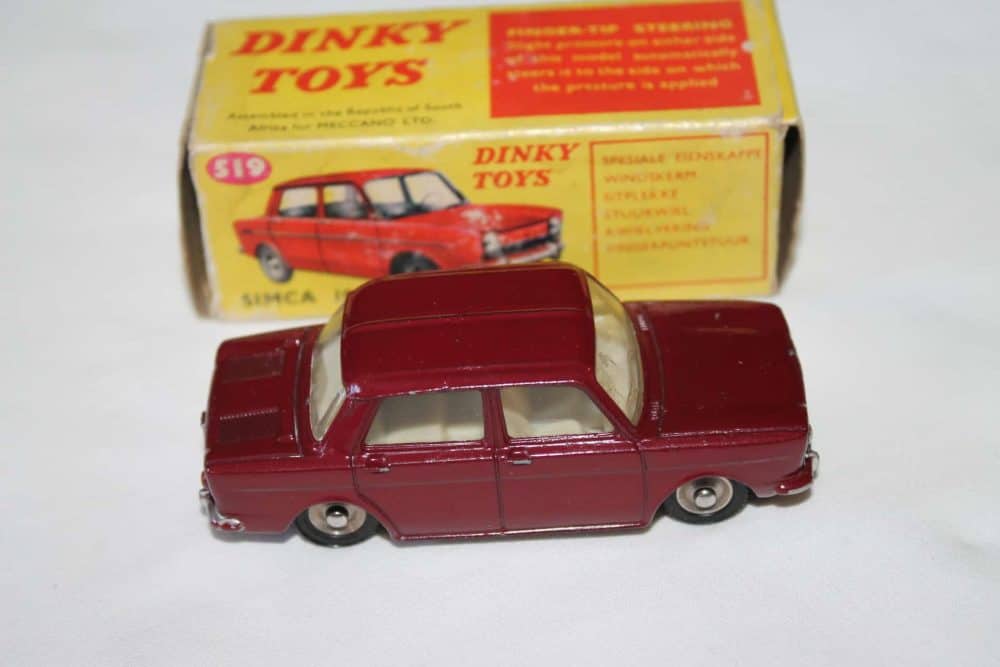 French Dinky Toys 555 Ford Thunderbird South African Issue-side
