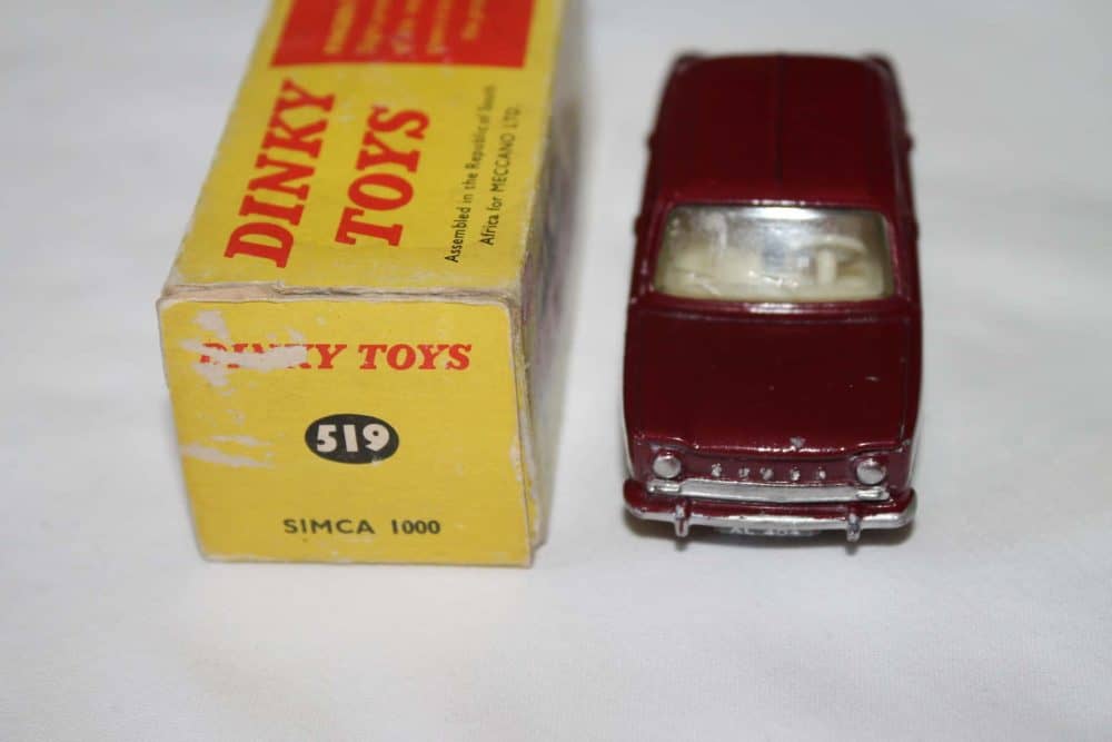 French Dinky Toys 555 Ford Thunderbird South African Issue-front