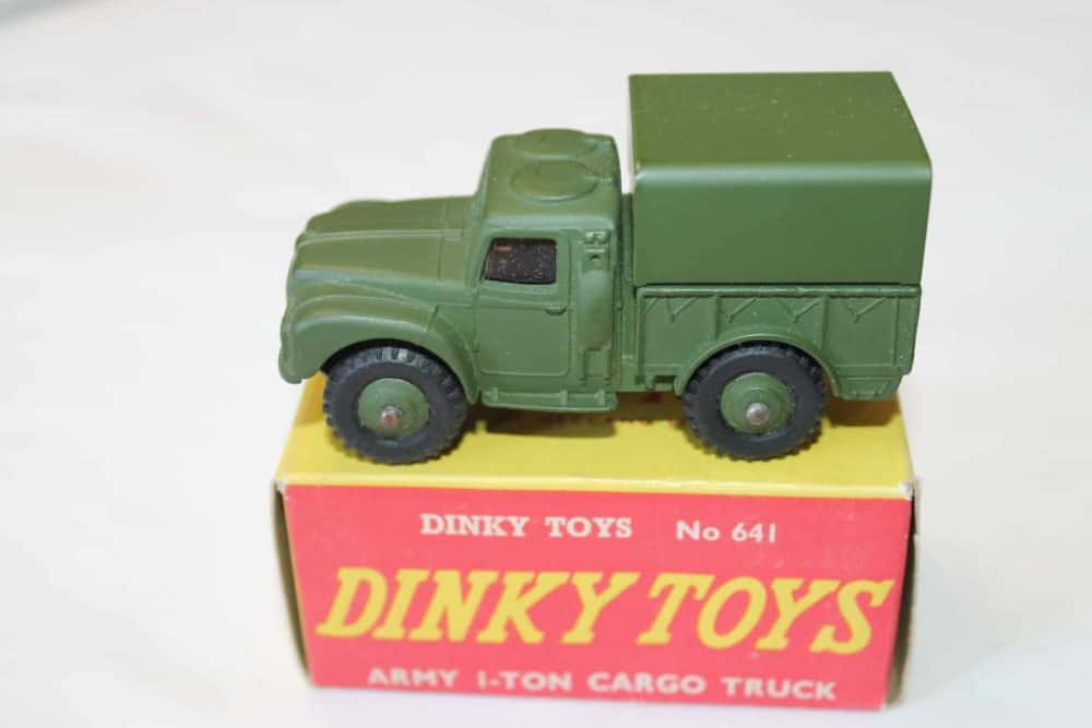 Dinky Toys 641 Army 1-Ton Cargo Truck Windows