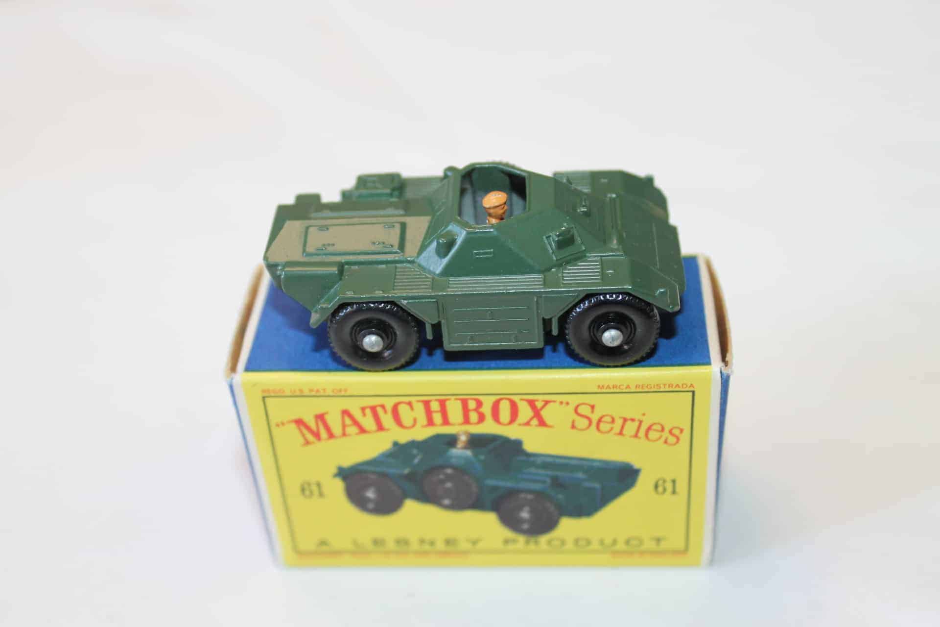 Matchbox Toys 61A Army Scout Car Diecast