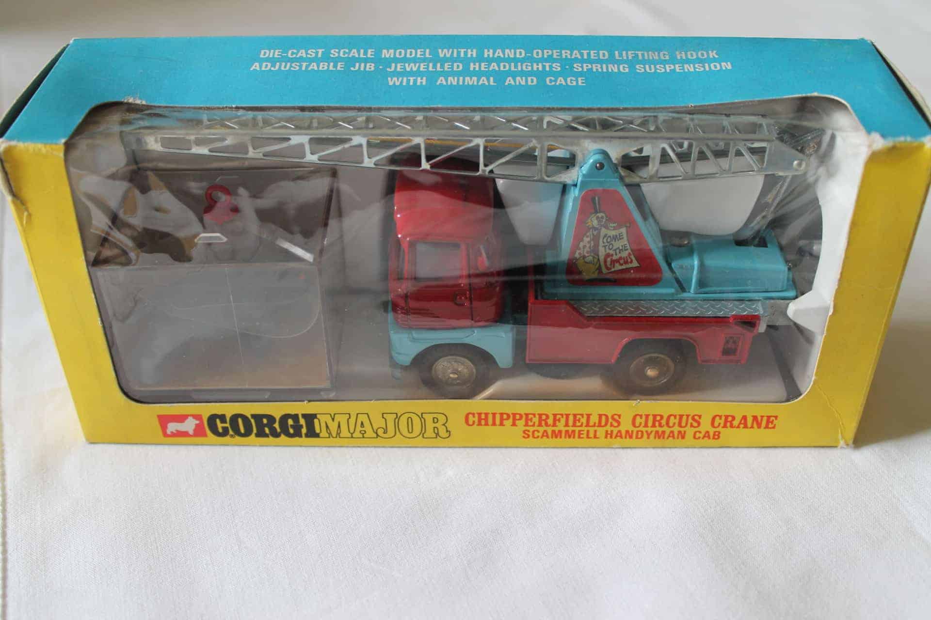 CORGI MAJOR 1121/1144 Scammell Chipperfields Crane Hook