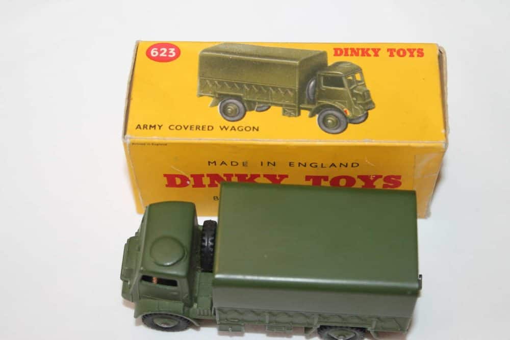 Dinky Toys 623 Army Covered Wagon-top