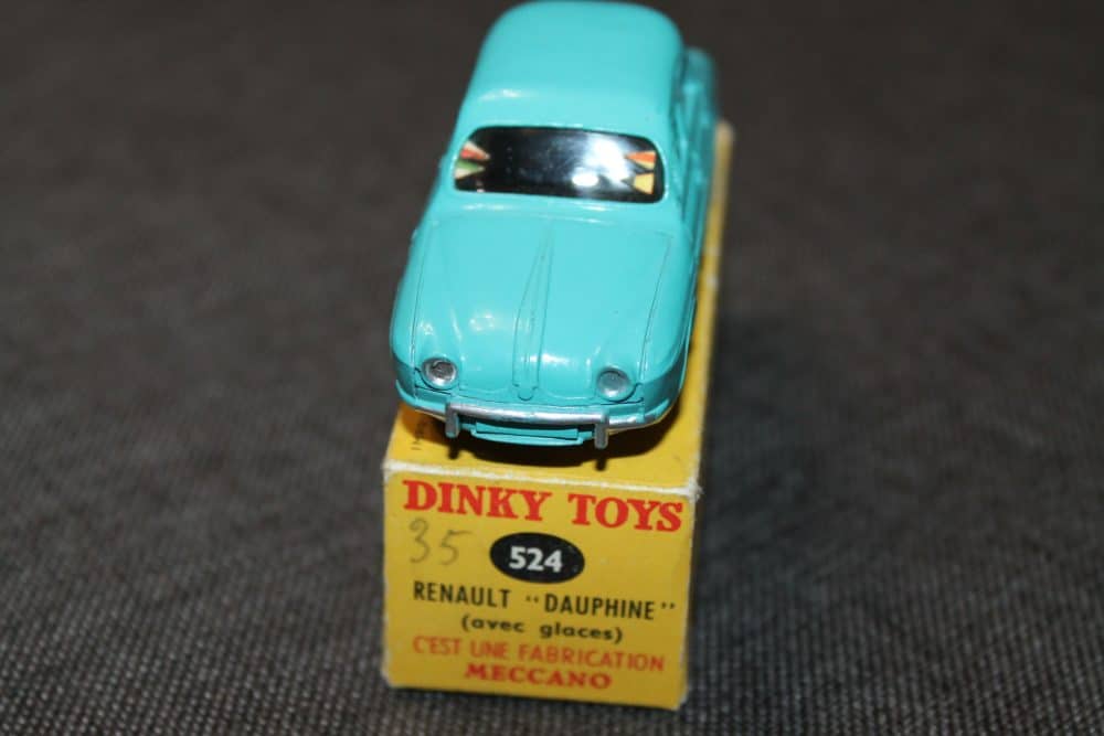 renault-dauphine-blue-windows-french-dinky-524-front