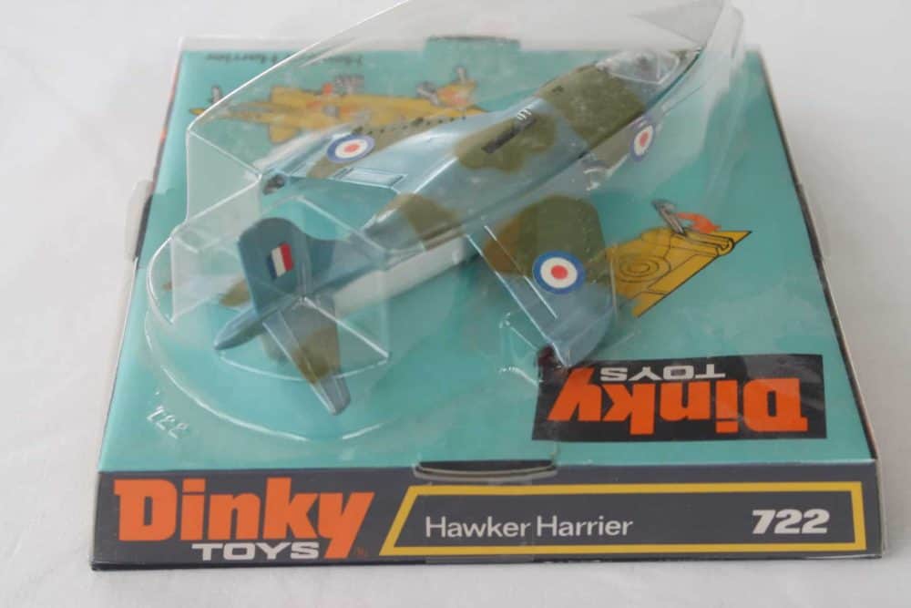 Dinky Toys 722 Hawker Harrier Aeroplane-back