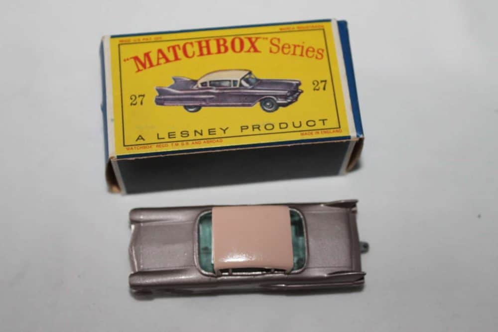 Matchbox Toys 27C Cadillac Sixty Special-top