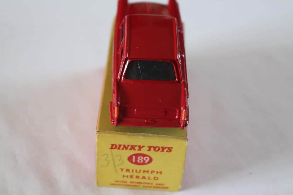 Dinky Toys 189 Triumph Herald Rare Promotional-back