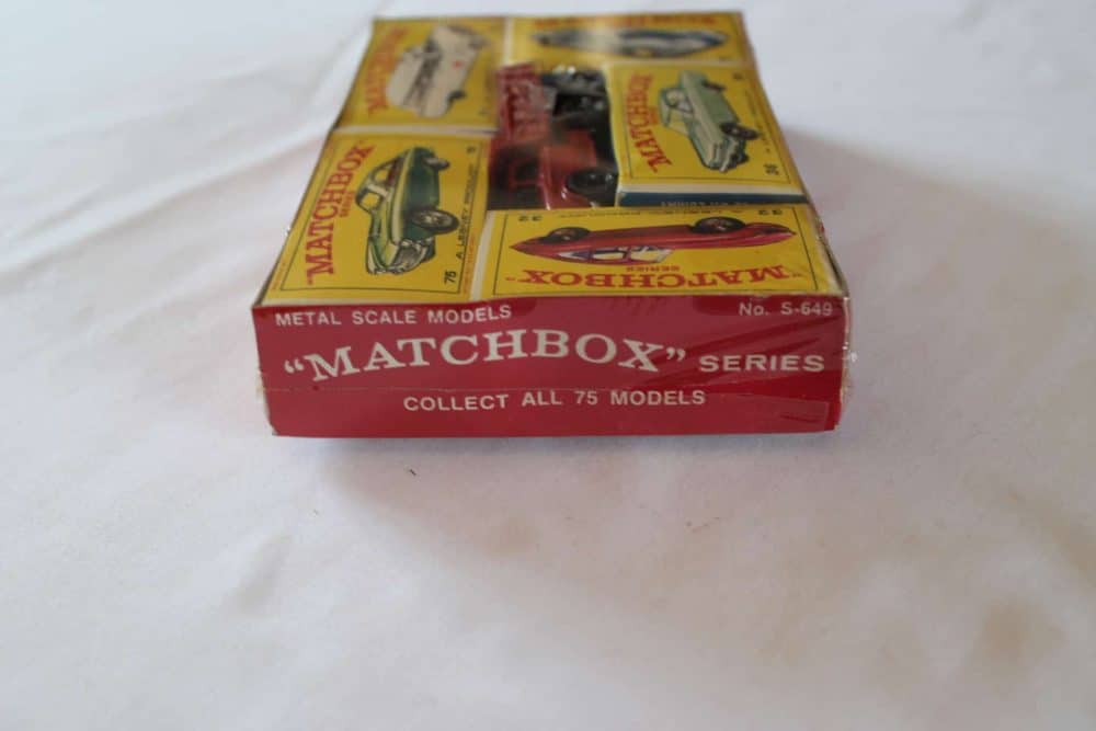 Matchbox S-649 US Export 1966 Six Pack with Catalogue-boxend