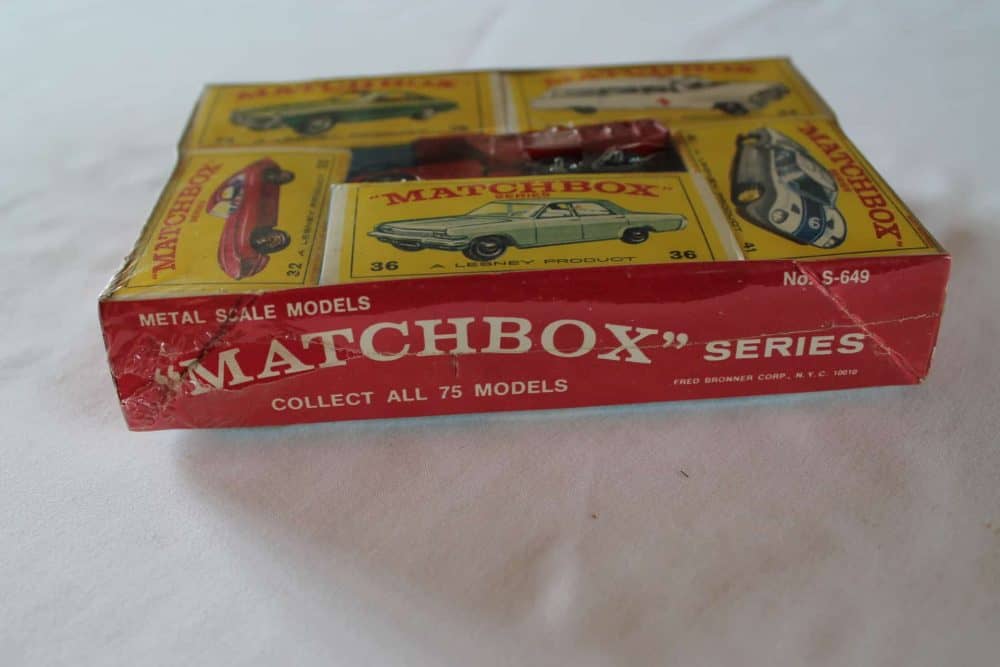 Matchbox S-649 US Export 1966 Six Pack with Catalogue-boxtop