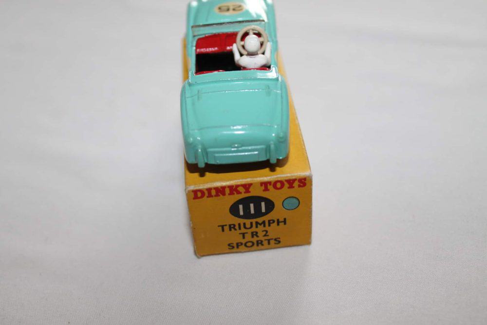 Dinky Toys 111 Triumph TR2 Sports Competition-back