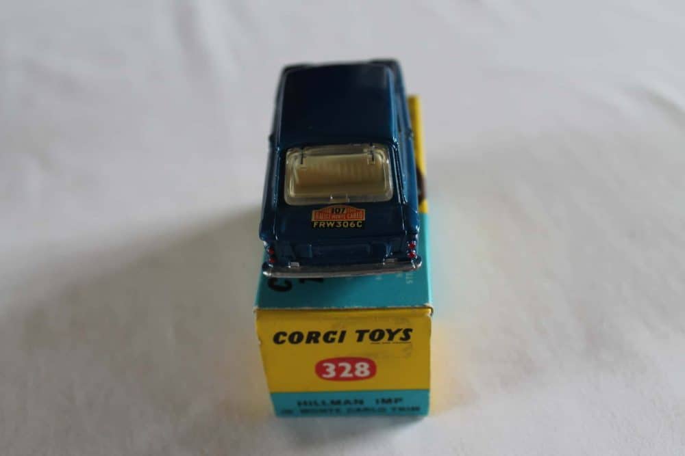Corgi Toys 328 Hillman Imp Monte Carlo-back