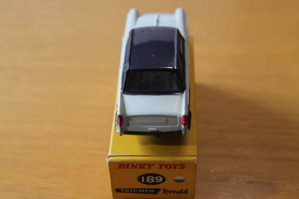 Dinky Toys 189 Triumph Herald Rare Promotional-back