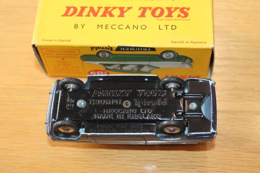 Dinky Toys 189 Triumph Herald Rare Promotional-base