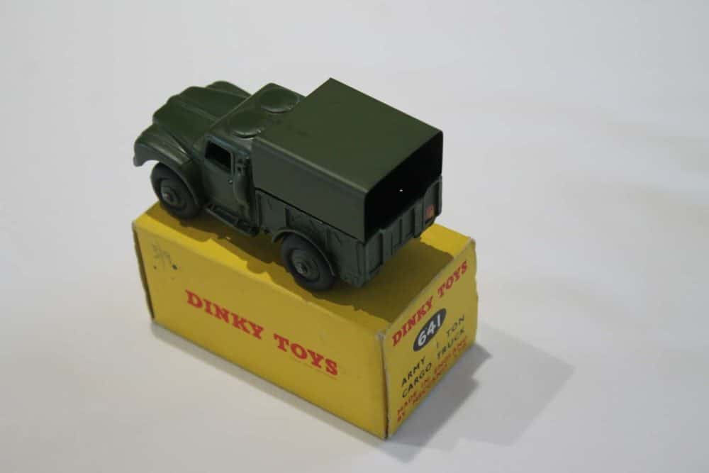 Dinky Toys 641 Army 1-Ton Cargo Truck-BLeft
