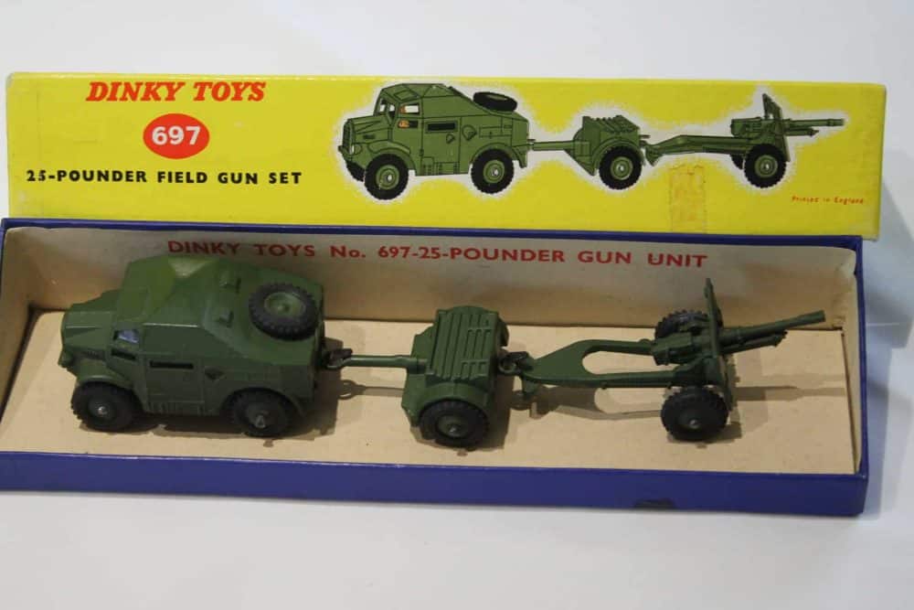 Dinky Toys 25-Pounder Field Gun Set