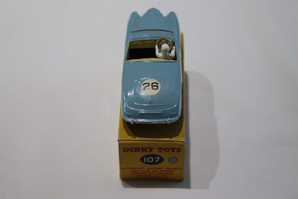 Dinky Toys 107 Sunbeam Alpine Competition-back