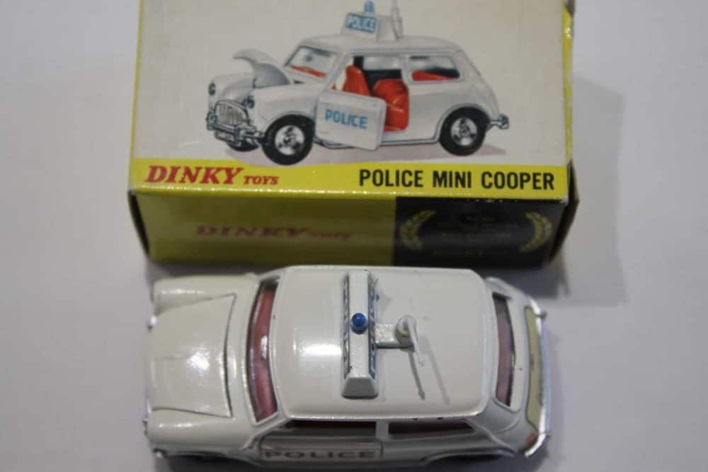 Dinky Toys 250 Police Mini Cooper-top