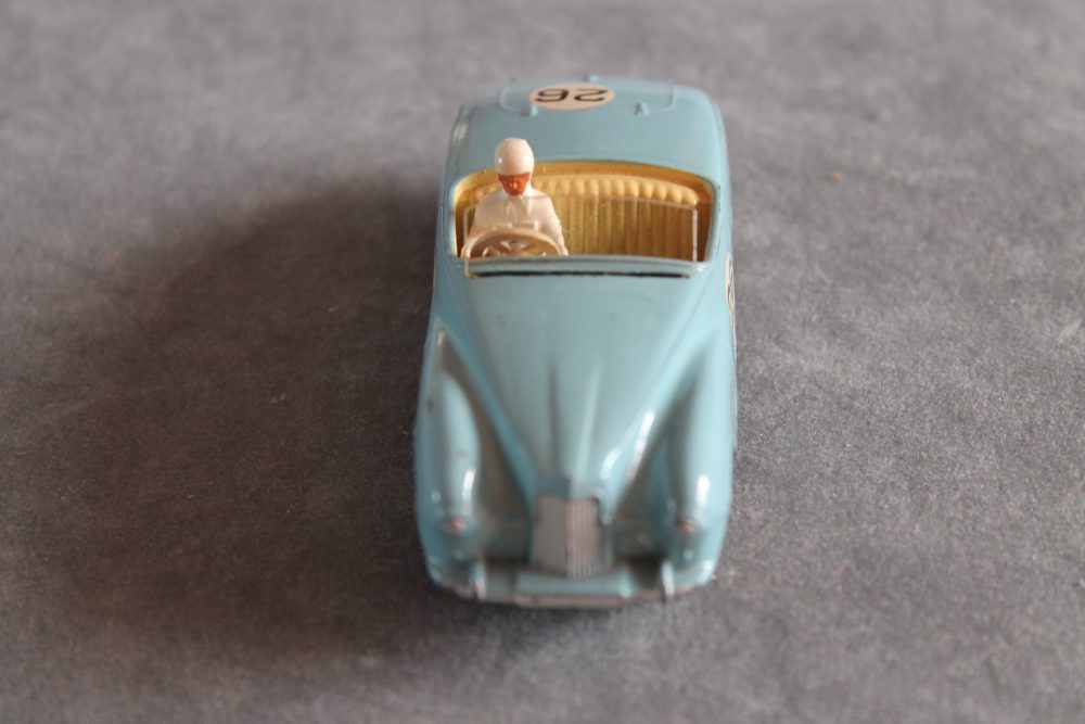 sunbeam alpine competition blue dinky toys 107 front