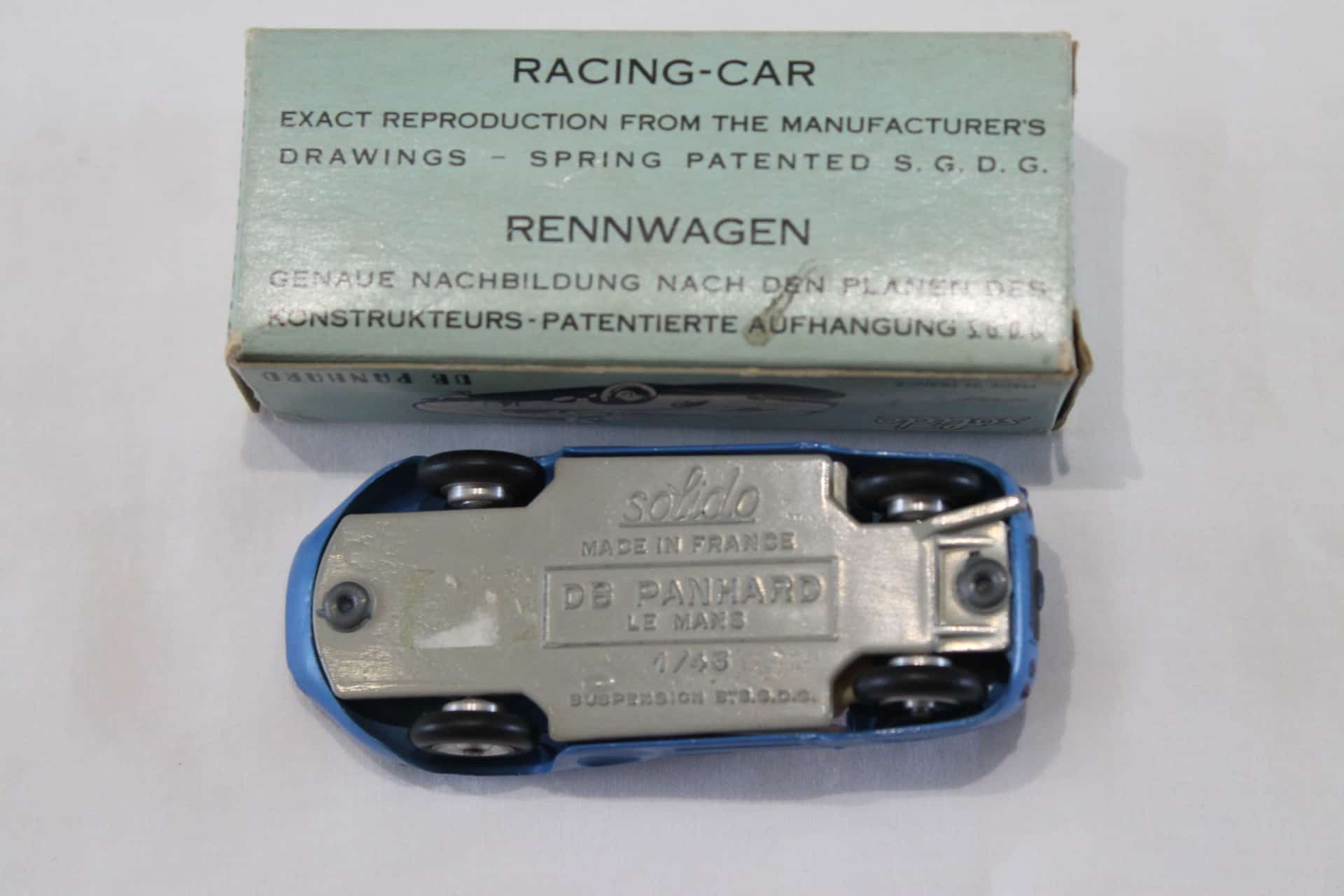 Miniature Solido DB Panhard N°112, échelle 1/43, Réédition Pour Collectionneurs, Neuve