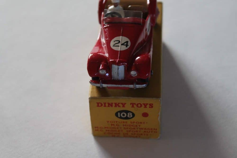 Dinky Toys 108 MG Midget Competition-front
