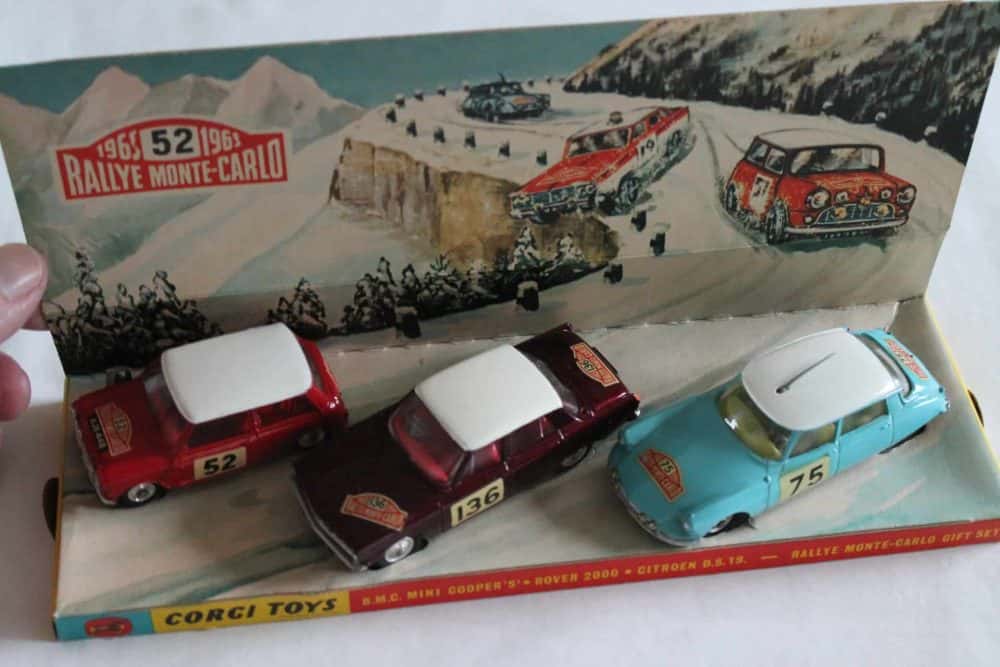 Corgi Toys Gift Set 38 Monte Carlo Rally set