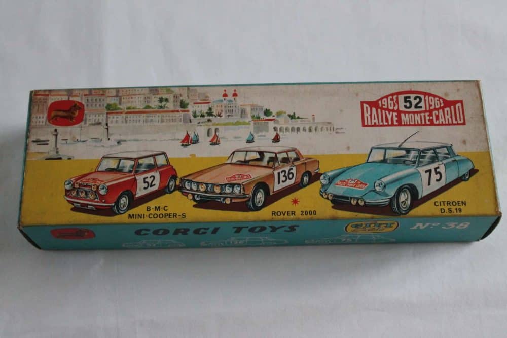 Corgi Toys Gift Set 38 Monte Carlo Rally set-box