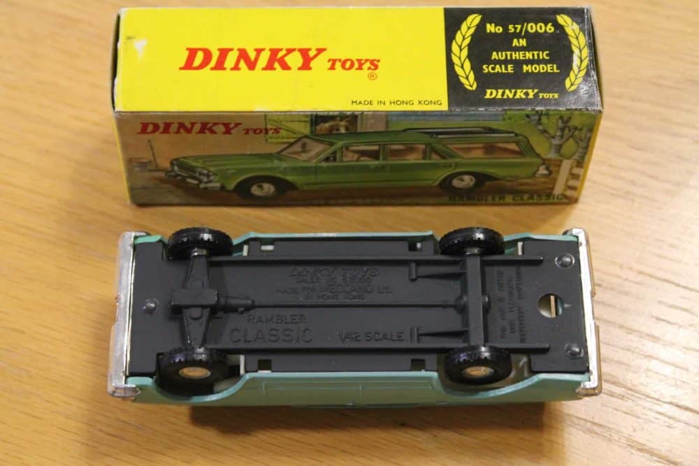 Dinky Toys Hong Kong Issue 57/006 Rambler Classic-base