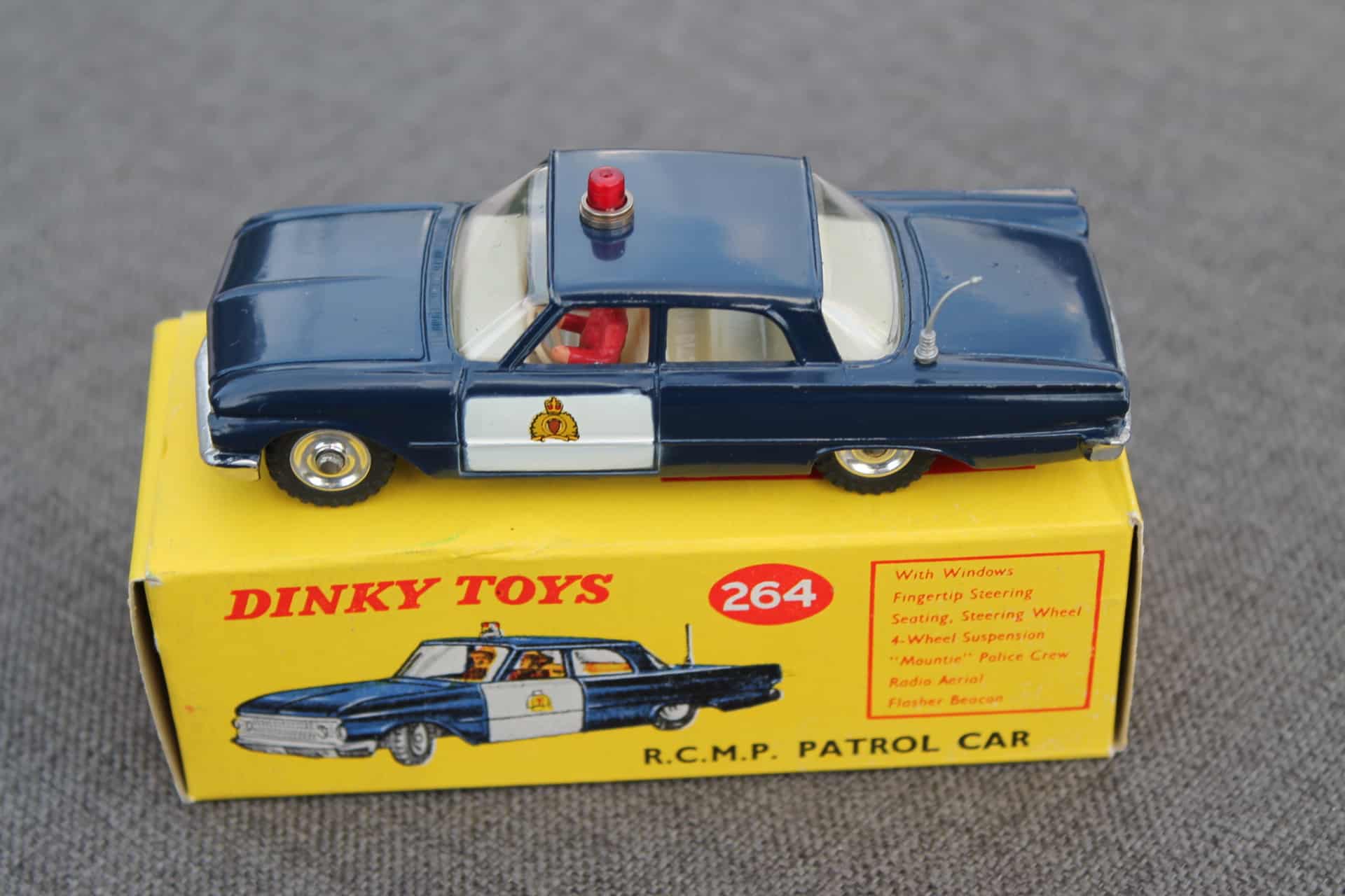 Dinky Toys 264 R.C.M.P. Ford Fairlane Diecast