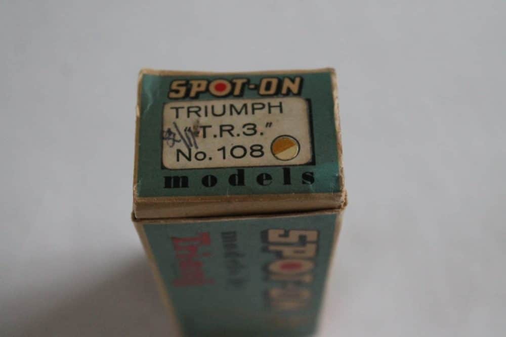 Spot-on Toys 108 Triumph TR3 Box Only-end1