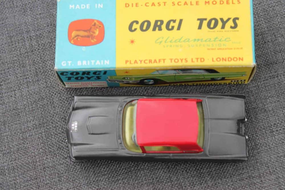 ford-thunderbird-hardtop-graphite-grey-and-red-roof-corgi-toys-214s-top