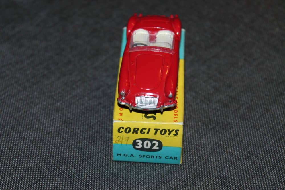 m.g.a.-sports-car-red-corgi-toys-302-front