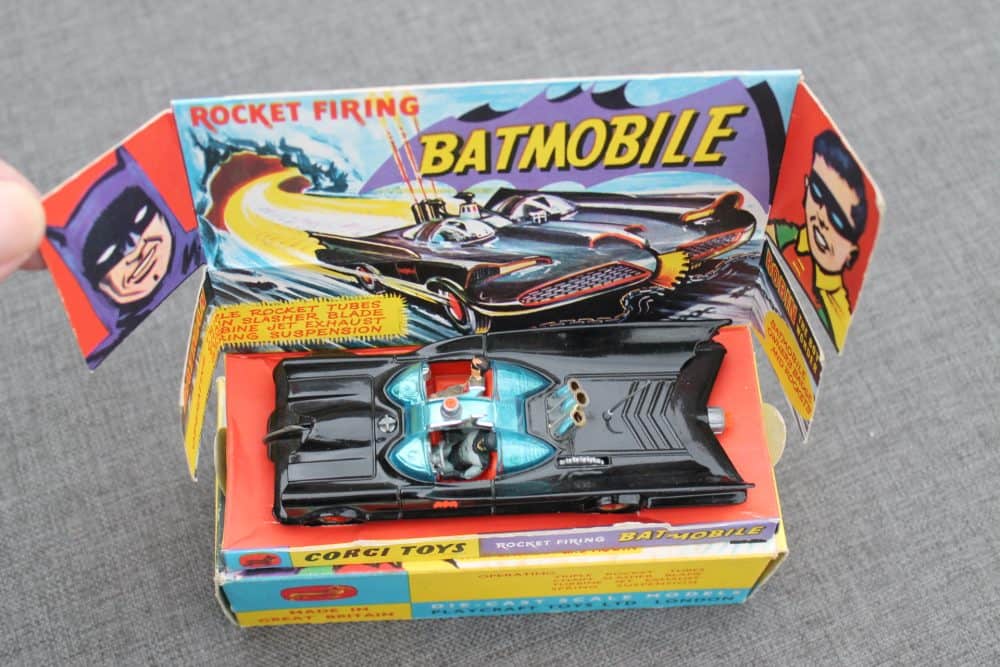 Corgi Toys 267 Batman Batmobile Red Wheel Operating Instruction Leaflet 
