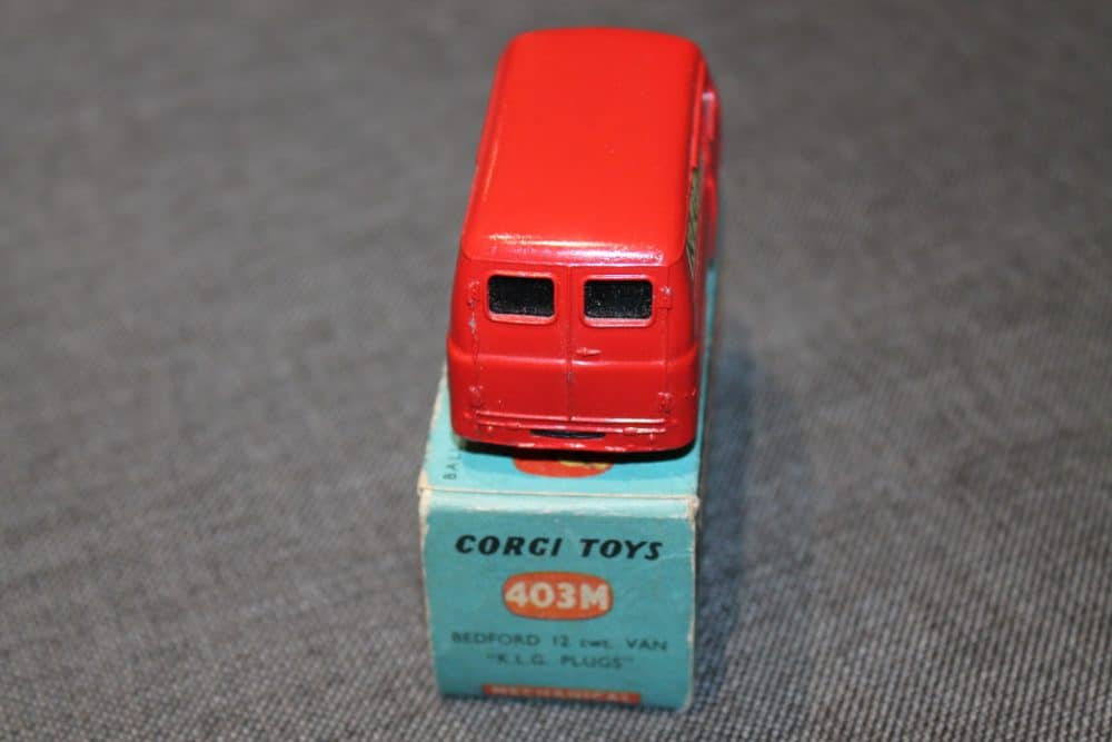 bedford-mechanical-van-klg-plugs-scarce-red-corgi-toys-403m-back