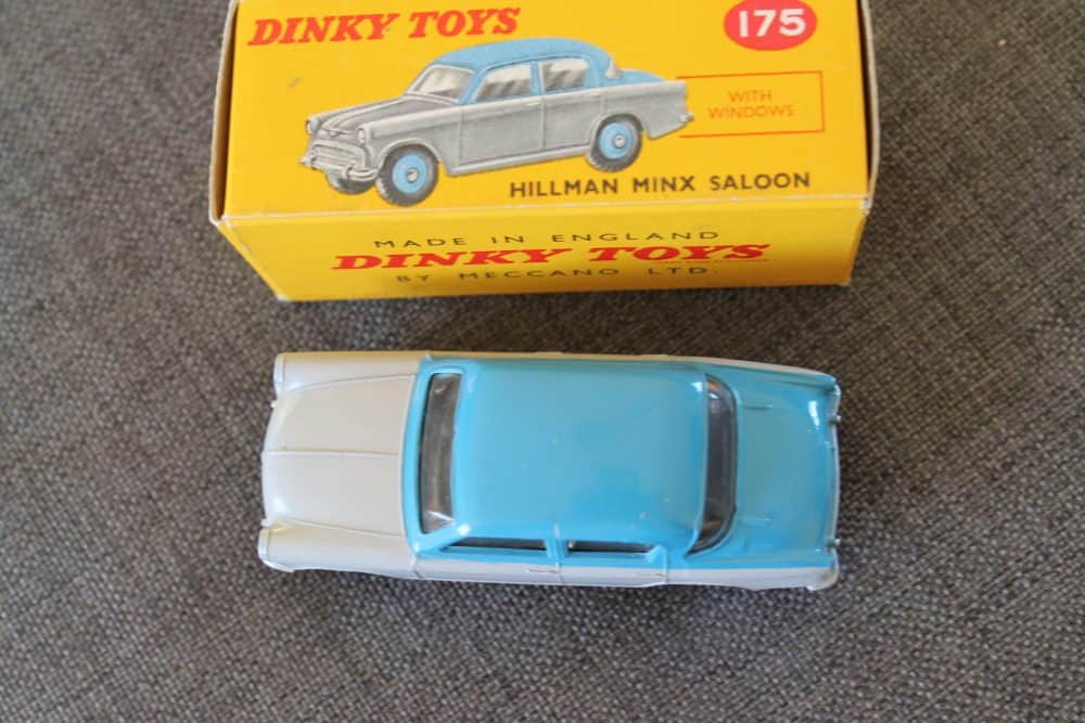 hillman-minx-spun-wheels-blue-grey-scarce-dinky-toys-175-top