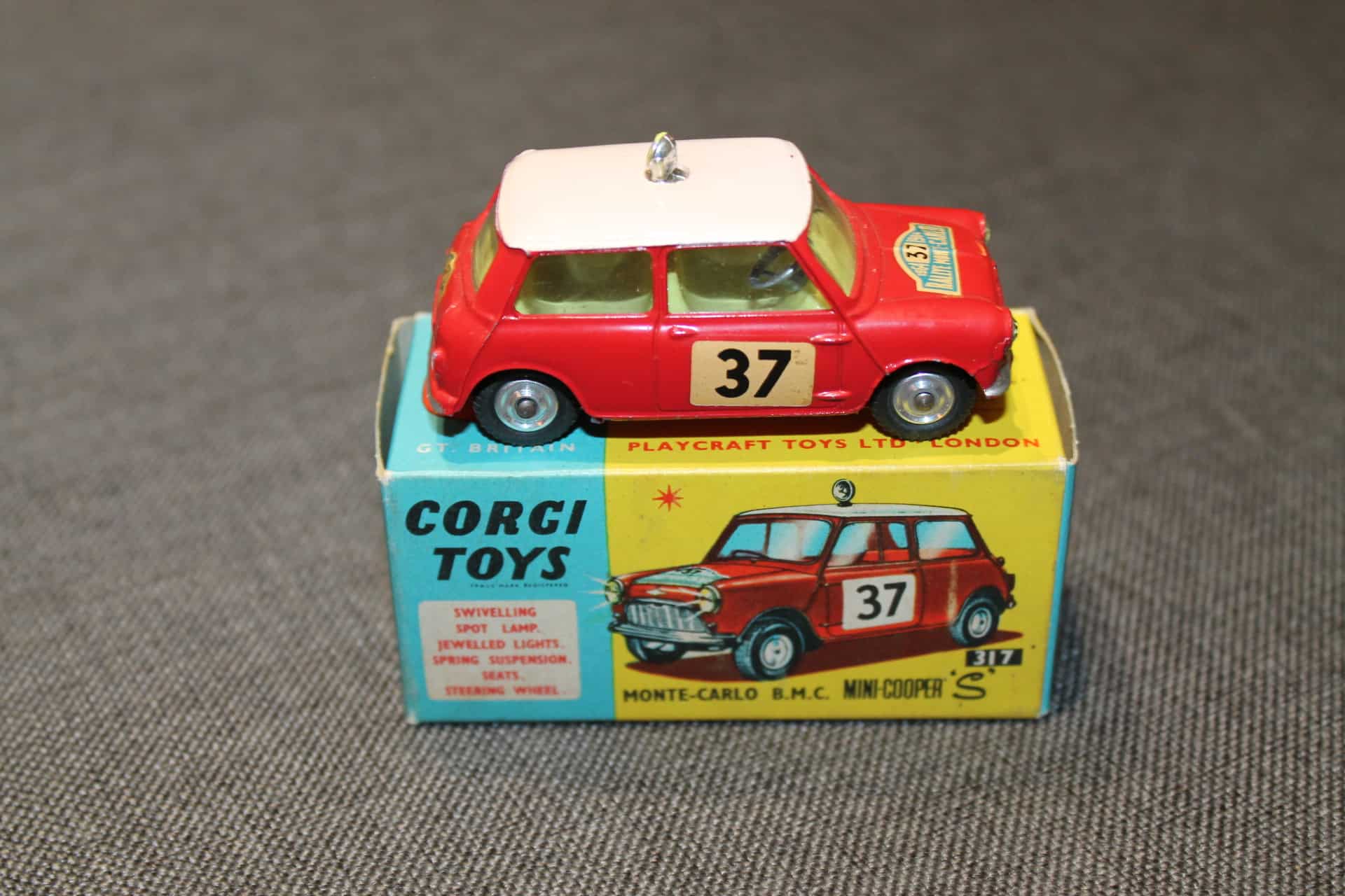 Corgi 317 - Mini Cooper S BMC Monte Carlo 1964 - Miniature En Boîte