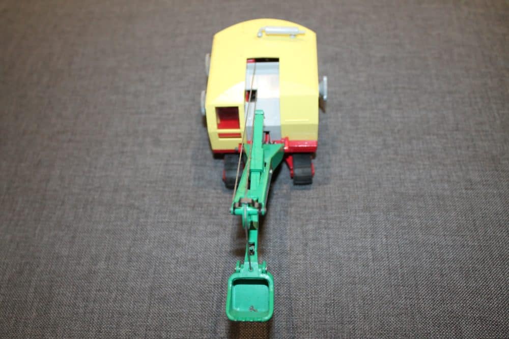 ruston-bucyrus-excavator-lemon-red-green-dinky-toys-975-front
