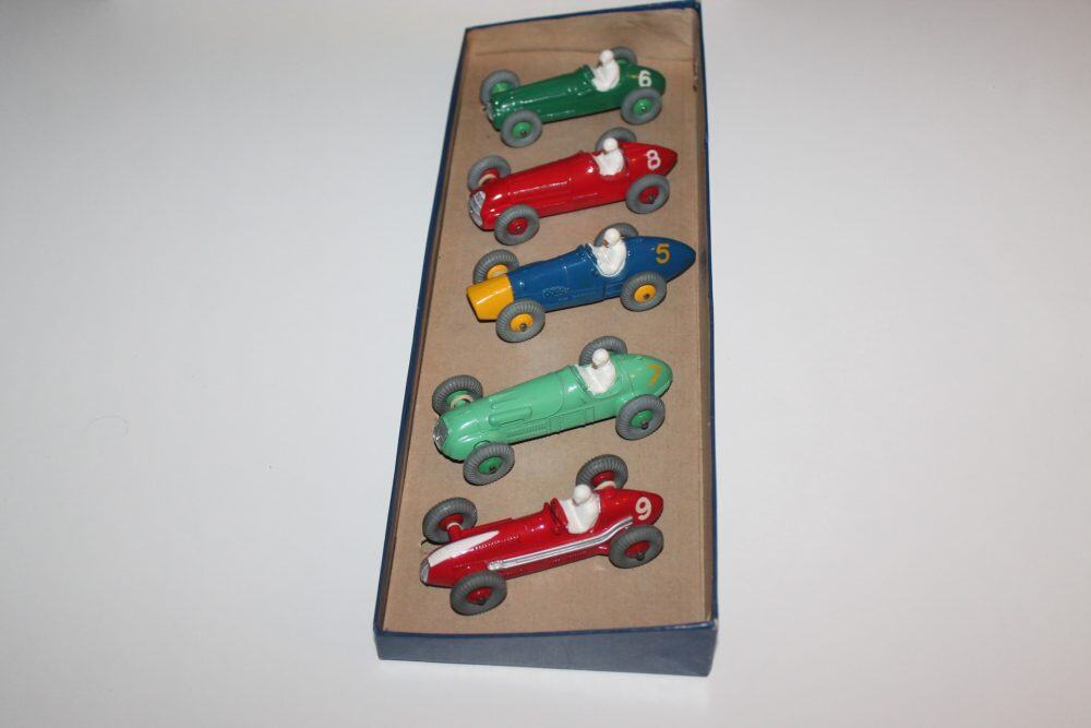 racing cars gift set dinky toys 249 left side
