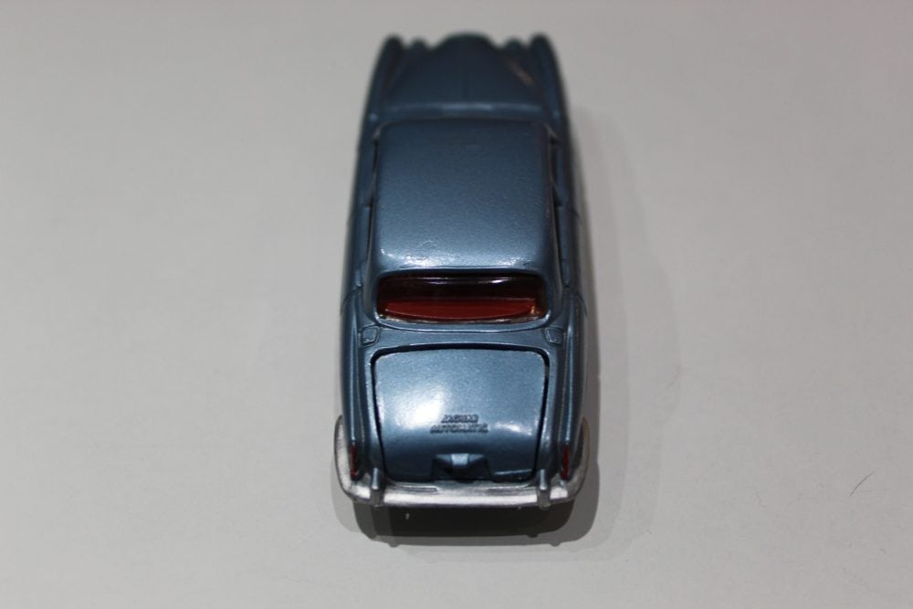 Dinky Toys 142 Jaguar Mark X diecast model car, vintage collectible, blue color.