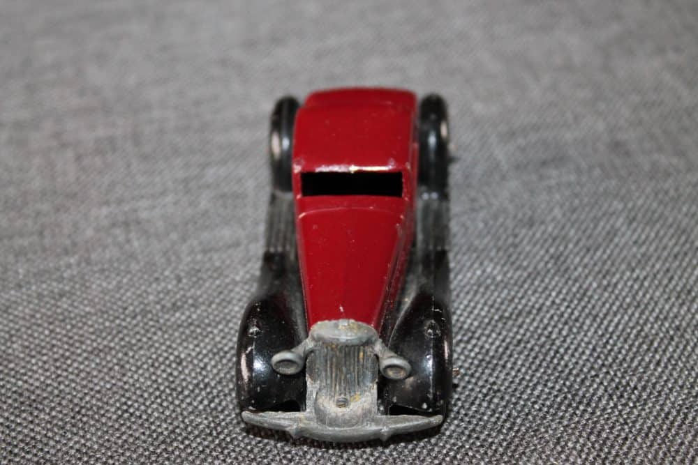 bentley-rare-maroon-dinky-toys-36b-front