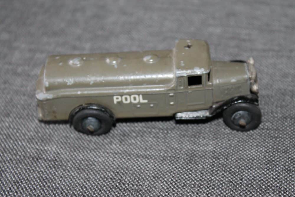 pre-war-petrol-tanker-pool-grey-rare-dinky-toys-25d-side