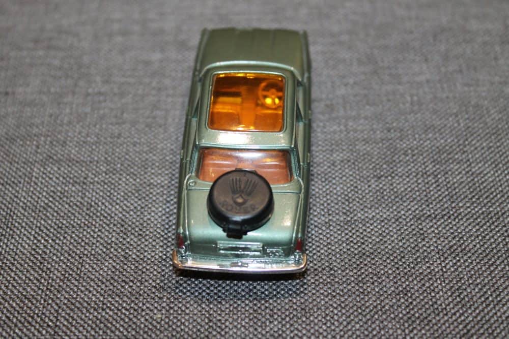 rover-2000tc-metallic-green-brown-interior-corgi-toys-275-back