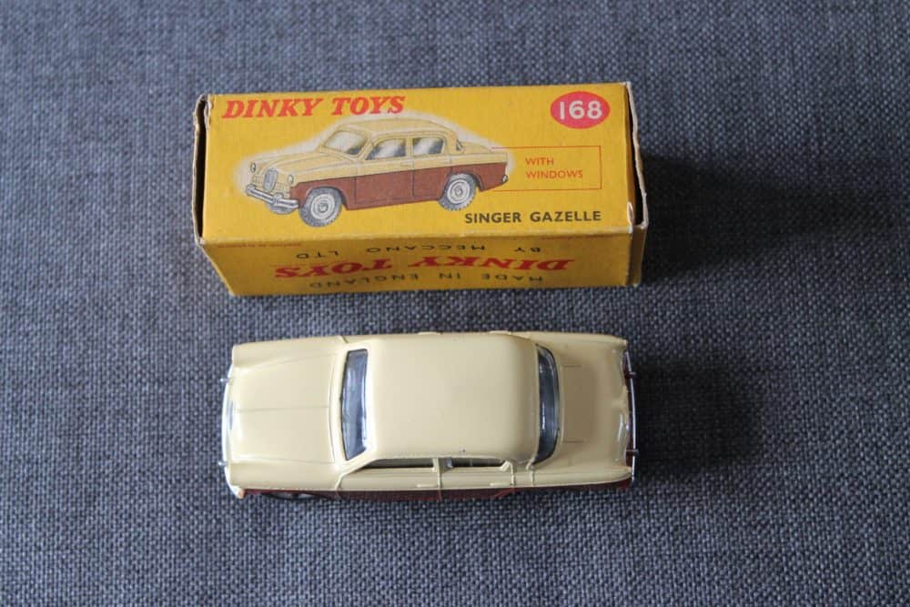 singer-gazelle-brown-and-cream-dinky-toys-168-top